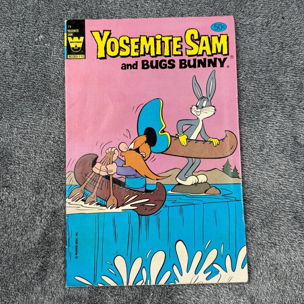 Yosemite Sam and Bugs Bunny 74 Whitman Comic Book 1981 Looney Tunes 90263-110